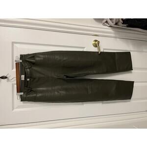 Aritzia Melina pants green brown 8
